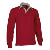 Polo manches longues brodé coeur