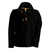 blouson manches démontables, capuche, brodé coeur