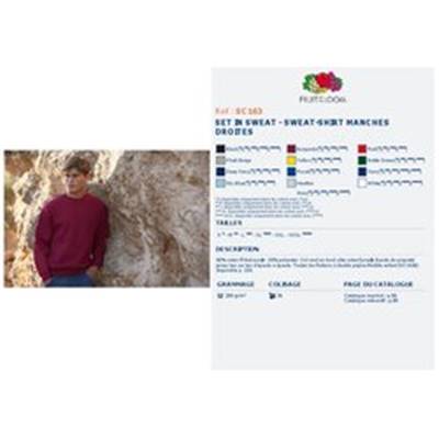 SWEAT-SHIRT manches droites