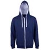 SWEAT-SHIRT CAPUCHE BI-COLOR