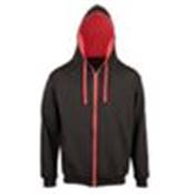 SWEAT-SHIRT CAPUCHE BI-COLOR