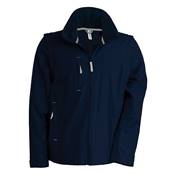 blouson manches démontables, capuche, brodé coeur
